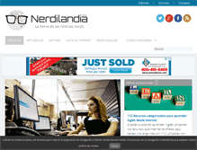 Tablet Screenshot of nerdilandia.com